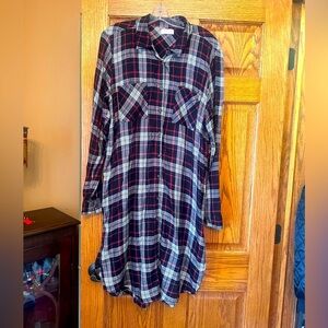 Maurice’s Plaid Button-Up Shirt Dress